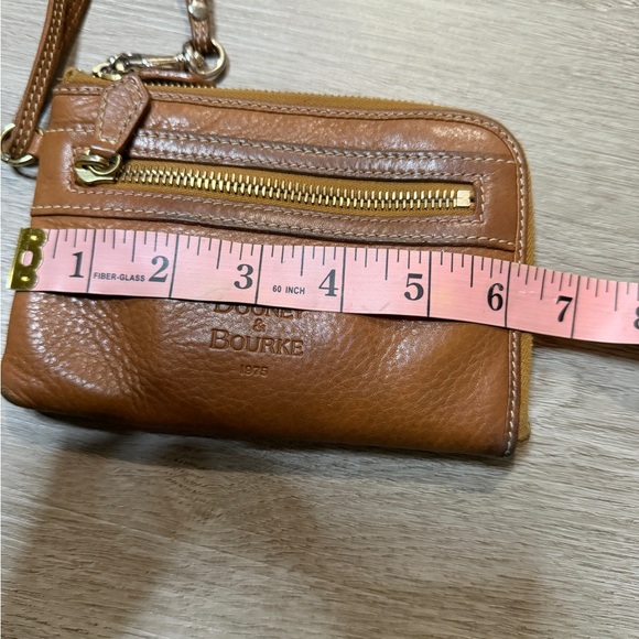 Dooney & Bourke Brown Leather Wristlet - Picture 3 of 6